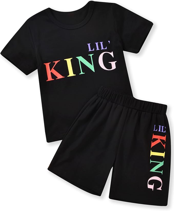 Toddler Little Boys T-Shirt Shorts Set